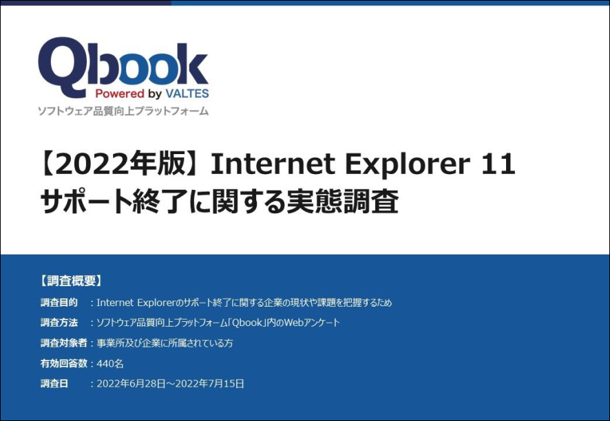 【IE利用調査】サポート終了後もIE（IEモード）使用率は47％！ 半数が業務システム上使用せざるを得ない状況？